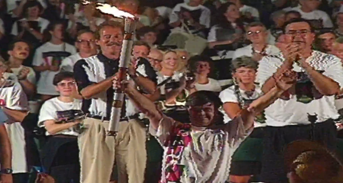 1996 Olympic Torch Relay in Greensboro