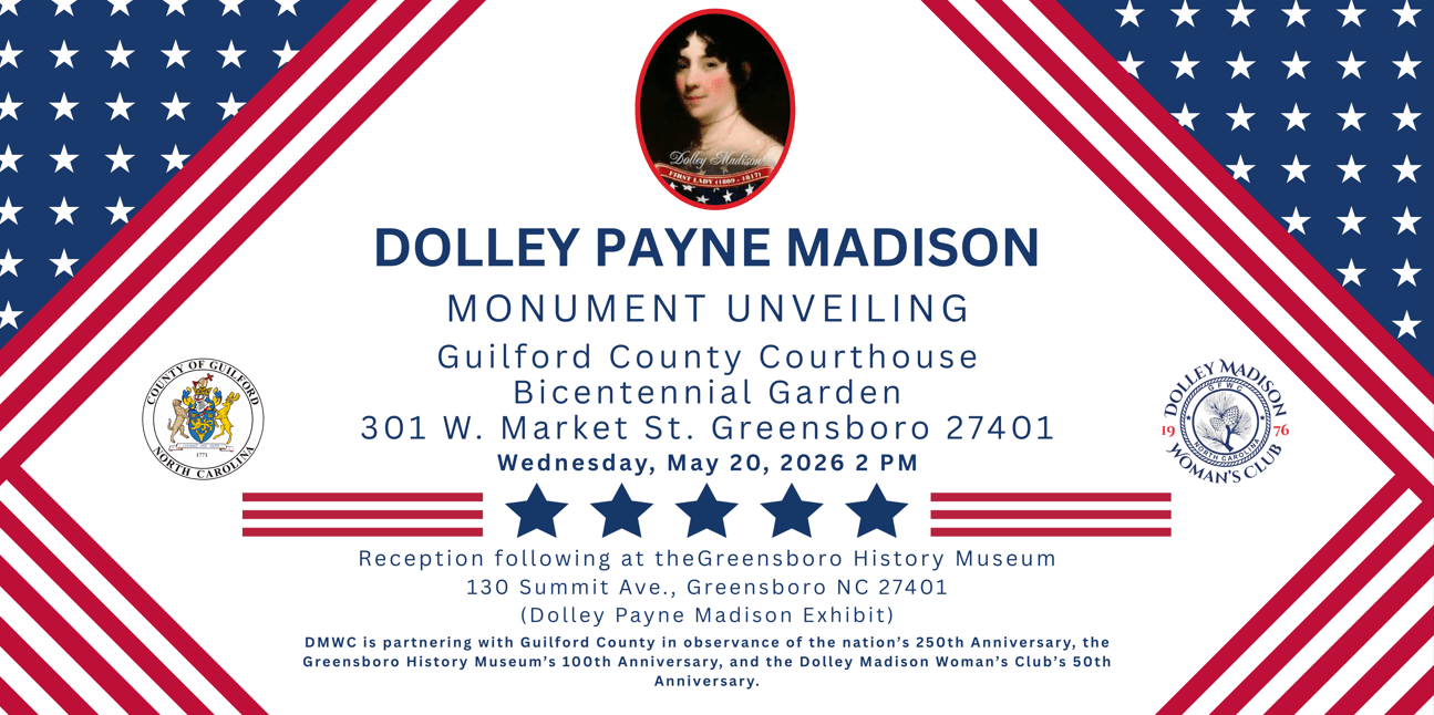 dolley payne madison monument unveiling