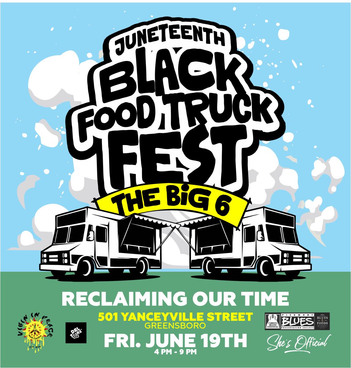 Juneteenth black food truck festival