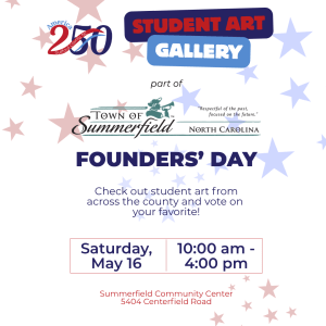 Student Art Gallery at Summerfield Founders’ Day